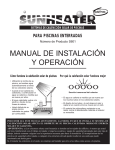 MANUAL DE INSTALACIÓN Y OPERACIÓN