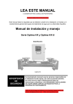 Optima HX Series O&M Manual SPANISH