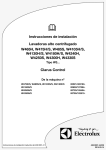 Instrucciones de instalación Lavadoras alto centrifugado W465H