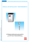 Sistema de Control Automático Nivel Alto y Bajo