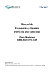 Manual de Instalación y Usuario Domo de alta