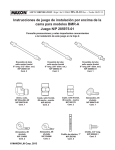 MS-12-10 Instrucciones de juego de instalación por encima