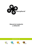 Manual de instalaci&oacute;n y utilizaci&oacute;n