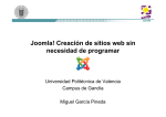 Joomla! Creación de sitios web sin necesidad de programar
