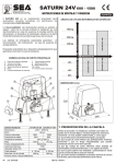 MANUALE SATURN 24V rev 02 5 lingue