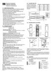 Manual de instalación NR60QS/110QS/160QS Detectores
