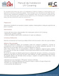Manual de instalaci&oacute;n UV-Covering