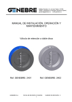 MANUAL DE INSTALACI&Oacute;N, OPERACI&Oacute;N Y MANTENIMIENTO