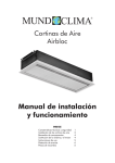 Manual de instalación y funcionamiento . Serie AIRBLOC