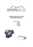 MANUAL DE INSTALACIÓN DEPURADORA SOLAR