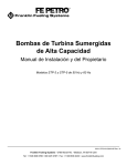 Bombas de Turbina Sumergidas de Alta Capacidad