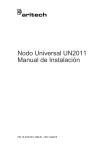Nodo Universal UN2011 Manual de Instalación