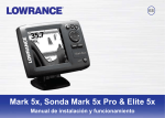 Mark 5x, Sonda Mark 5x Pro & Elite 5x Manual de instalación y