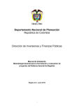 Departamento Nacional de Planeación República de Colombia