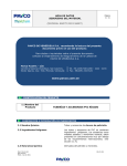 Hoja de Seguridad TUBERÍAS Y ACCESORIOS PVC RÍGIDO