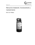 Manual de instalaci&oacute;n, funcionamiento y mantenimiento