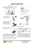 MANUAL DE INSTALACI&Oacute;N Modelo: Termostato TH-400