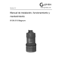 Manual de instalaci&oacute;n, funcionamiento y mantenimiento