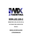 Manual de Instalaci&oacute;n y Programaci&oacute;n Sem&aacute;foro