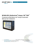 M1800-SPA SiteSentinel Integra 100 /500 Consola de