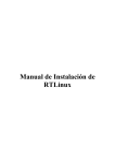 Manual de Instalaci&oacute;n de RTLinux