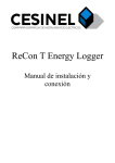 Instalando su ReCon T Energy Logger