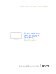 Guía del usuario de la pizarra interactiva SMART Board serie X800