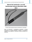 Manual de instalación y uso del Osciloscopio Sahuaro Moroleón