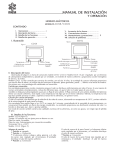 manual de instalación y operación