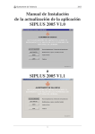 Manual de Instalaci&oacute;n de la actualizaci&oacute;n de la aplicaci&oacute;n SIPLUS