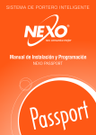 Manual de Instalaci&oacute;n y Programaci&oacute;n