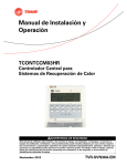 Manual de Instalación y Operación