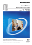 Manual de instalación central híbrida IP Panasonic TDA30