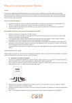 Manual de instalación Gateway Wireless