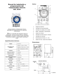 Manual de instalación y programación del Temporizador