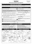 Información de instalación Antes de instalar el Washlet