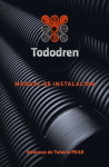 Manual de instalación de Tubería Tododren