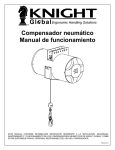 Compensador neumático Manual de funcionamiento