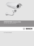 Manual de instalación de DINION 7000 camera kit