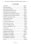 MANUAL FOR WALK-THROUGH METAL DETECTOR