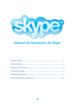 Manual de Instalación de Skype