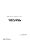 Manual de uso y Documentacion