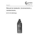 Manual de instalaci&oacute;n, funcionamiento y mantenimiento