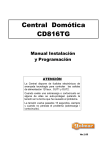 Central Domótica CD816TG