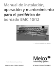 Manual de instalación, operación y mantenimiento para el periférico
