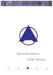 Manual de Instalación A6220 Hidráulico V11