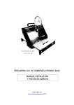 fresadora cnc de sobremesa phobos base manual instalacion y