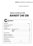 BANDIT 240 DB v206 installation manual