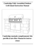 the Assembled Grill Island Instruction Manual.