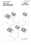 Manual de instalación METTLER TOLEDO Terminales de pesada